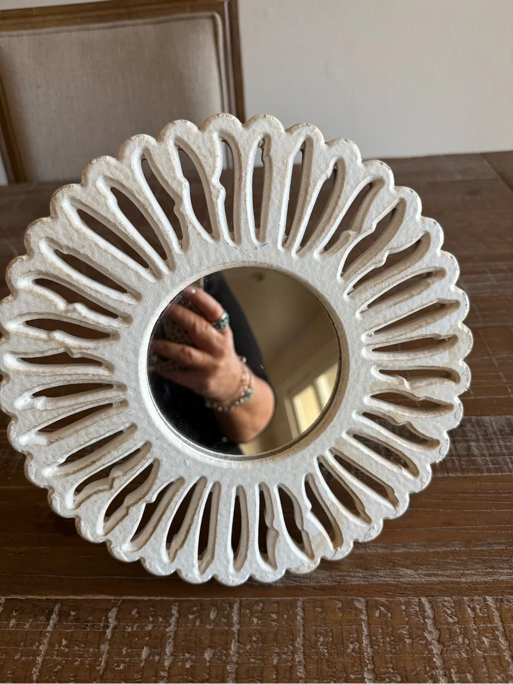 Hobby Lobby Table Decor Round White Sunburst Mirror